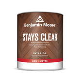 Stays Clear Acrylic Polyurethane can - Benjamin Moore Calgary