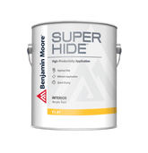 Super Hide Low VOC ceiling paint can - Benjamin Moore Calgary