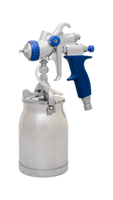 Fuji T70 bottom feed HVLP spray gun with 1 quart cup