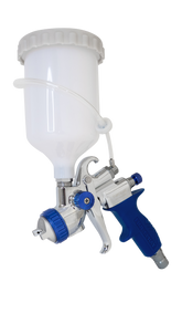 Fuji T75G gravity feed HVLP spray gun with 600cc nylon cup
